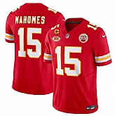 Men & Women & Youth Kansas City Chiefs #15 Patrick Mahomes Red 2024 F.U.S.E. With NKH Patch And 4-star C Patch Vapor Untouchable Limited Jersey,baseball caps,new era cap wholesale,wholesale hats