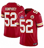 Men & Women & Youth Kansas City Chiefs #52 Creed Humphrey Red 2024 F.U.S.E. Super Bowl LVIII Patch Vapor Untouchable Limited Jersey,baseball caps,new era cap wholesale,wholesale hats