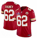 Men & Women & Youth Kansas City Chiefs #62 Joe Thuney Red 2024 F.U.S.E. Super Bowl LVIII Patch Vapor Untouchable Limited Jersey,baseball caps,new era cap wholesale,wholesale hats