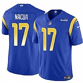 Men & Women & Youth Los Angeles Rams #17 Puka Nacua Blue 2023 F.U.S.E. Vapor Untouchable Jersey