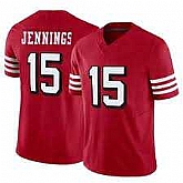 Men & Women & Youth San Francisco 49ers #15 Jauan Jennings New Red Vapor Untouchable Limited Stitched Football Jersey,baseball caps,new era cap wholesale,wholesale hats