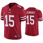Men & Women & Youth San Francisco 49ers #15 Jauan Jennings Nike Scarlet Vapor Limited Player Jersey,baseball caps,new era cap wholesale,wholesale hats