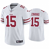 Men & Women & Youth San Francisco 49ers #15 Jauan Jennings Nike White Vapor Limited Player Jersey,baseball caps,new era cap wholesale,wholesale hats