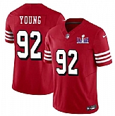 Men & Women & Youth San Francisco 49ers #92 Chase Young New Red 2024 F.U.S.E. Super Bowl LVIII Patch Vapor Untouchable Limited Jersey,baseball caps,new era cap wholesale,wholesale hats
