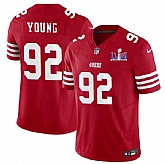 Men & Women & Youth San Francisco 49ers #92 Chase Young Red 2024 F.U.S.E. Super Bowl LVIII Patch Vapor Untouchable Limited Jersey,baseball caps,new era cap wholesale,wholesale hats