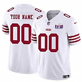 Men & Women & Youth San Francisco 49ers Active Player Custom White 2024 F.U.S.E. Super Bowl LVIII Patch Vapor Untouchable Limited Jersey