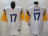 Men's Los Angeles Rams #17 Puka Nacua White Vapor Untouchable Limited Jersey,baseball caps,new era cap wholesale,wholesale hats