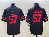 Men's San Francisco 49ers #57 Dre Greenlaw Black Vapor Untouchable Limited Stitched Jersey