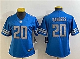Women's Detroit Lions #20 Barry Sanders Blue Vapor Limited Stitched Football Jersey(Run Smaller),baseball caps,new era cap wholesale,wholesale hats