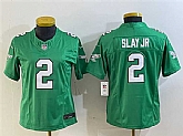 Women's Philadelphia Eagles #2 Darius Slay JR Green 2023 F.U.S.E. Football Stitched Jersey(Run Small),baseball caps,new era cap wholesale,wholesale hats