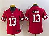 Women's San Francisco 49ers #13 Brock Purdy Red 2023 F.U.S.E. Vapor Untouchable Football Stitched Jersey(Run Small),baseball caps,new era cap wholesale,wholesale hats