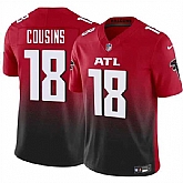 Men & Women & Youth Atlanta Falcons #18 Kirk Cousins Red Black 2023 F.U.S.E. Vapor Untouchable Limited Jersey,baseball caps,new era cap wholesale,wholesale hats