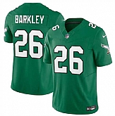 Men & Women & Youth Philadelphia Eagles #26 Saquon Barkley Green 2023 F.U.S.E. Vapor Untouchable Limited Throwback Jersey,baseball caps,new era cap wholesale,wholesale hats