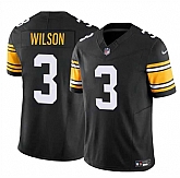 Men & Women & Youth Pittsburgh Steelers #3 Russell Wilson Black F.U.S.E. Vapor Untouchable Limited Jersey,baseball caps,new era cap wholesale,wholesale hats