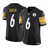 Men & Women & Youth Pittsburgh Steelers #6 Patrick Queen Black F.U.S.E. Vapor Untouchable Limited Jersey,baseball caps,new era cap wholesale,wholesale hats