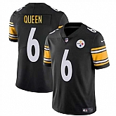 Men & Women & Youth Pittsburgh Steelers #6 Patrick Queen Black Vapor Untouchable Limited Jersey,baseball caps,new era cap wholesale,wholesale hats