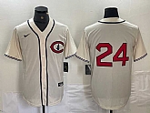 Men's Chicago Cubs #24 Cody Bellinger 2022 Cream Field of Dreams Cool Base Stitched Baseball Jersey,baseball caps,new era cap wholesale,wholesale hats