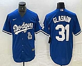 Men's Los Angeles Dodgers #31 Tyler Glasnow Blue Stitched Cool Base Nike Jerseys,baseball caps,new era cap wholesale,wholesale hats