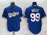 Men's Los Angeles Dodgers #99 Joe Kelly Blue Stitched Cool Base Nike Jerseys,baseball caps,new era cap wholesale,wholesale hats