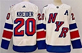 Men's New York Rangers #20 Chris Kreider White 2023-2024 Stadium Series Stitched Jersey,baseball caps,new era cap wholesale,wholesale hats