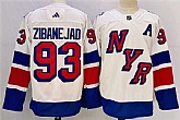 Men's New York Rangers #93 Mika Zibanejad White 2024 Stadium Series Stitched Jersey,baseball caps,new era cap wholesale,wholesale hats