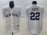 Men's New York Yankees #22 Juan Soto White 2024 Cool Base Stitched Jerseys,baseball caps,new era cap wholesale,wholesale hats