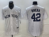 Men's New York Yankees #42 Mariano Rivera White 2024 Cool Base Stitched Jerseys,baseball caps,new era cap wholesale,wholesale hats