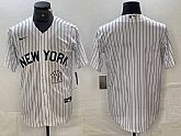 Men's New York Yankees Blank White 2024 Cool Base Stitched Jersey