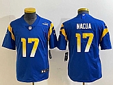 Youth Los Angeles Rams #17 Puka Nacua 2022 Blue Vapor Limited Stitched Jersey,baseball caps,new era cap wholesale,wholesale hats