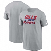 Men's Buffalo Bills Gray 2023 Playoffs Iconic T-Shirt,baseball caps,new era cap wholesale,wholesale hats