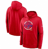 Men's Buffalo Bills Red 2023 AFC East Division Champions Locker Room Trophy Collection Club Pullover Hoodie,baseball caps,new era cap wholesale,wholesale hats