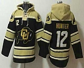 Men's Colorado Buffaloes #12 Travis Hunter Black Ageless Must Have Lace Up Pullover Hoodie,baseball caps,new era cap wholesale,wholesale hats