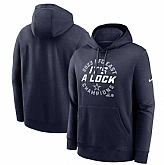 Men's Dallas Cowboys Navy 2023 NFC East Division Champions Locker Room Trophy Collection Club Pullover Hoodie,baseball caps,new era cap wholesale,wholesale hats