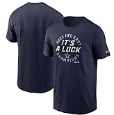 Men's Dallas Cowboys Navy 2023 NFC East Division Champions Locker Room Trophy Collection T-Shirt