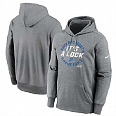 Men's Detroit Lions Heather Gray 2023 NFC North Division Champions Locker Room Trophy Collection Pullover Hoodie,baseball caps,new era cap wholesale,wholesale hats