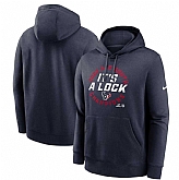 Men's Houston Texans Navy 2023 AFC South Division Champions Locker Room Trophy Collection Club Pullover Hoodie