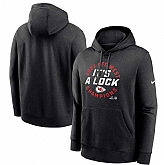 Men's Kansas City Chiefs Black 2023 AFC West Division Champions Locker Room Trophy Collection Pullover Hoodie