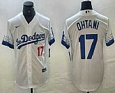 Men's Los Angeles Dodgers #17 Shohei Ohtani Number White 2021 City Connect Cool Base Stitched Jersey,baseball caps,new era cap wholesale,wholesale hats