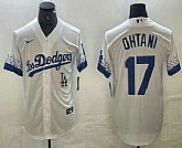 Men's Los Angeles Dodgers #17 Shohei Ohtani White 2021 City Connect Cool Base Stitched Jerseys,baseball caps,new era cap wholesale,wholesale hats