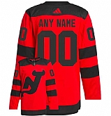 Men's New Jersey Devils Custom Red 2023-2024 Stadium Series Stitched Jersey