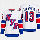 Men's New York Rangers #13 Alexis Lafreniere White 2024 Stadium Series Stitched Jersey Dzhi,baseball caps,new era cap wholesale,wholesale hats