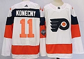 Men's Philadelphia Flyers #11 Travis Konecny White 2024 Stadium Series Stitched Jersey,baseball caps,new era cap wholesale,wholesale hats