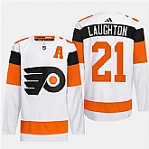 Men's Philadelphia Flyers #21 Scott Laughton White 2024 Stadium Series Stitched Jersey Dzhi,baseball caps,new era cap wholesale,wholesale hats