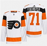 Men's Philadelphia Flyers #71 Tyson Foerster White 2024 Stadium Series Stitched Jersey Dzhi,baseball caps,new era cap wholesale,wholesale hats