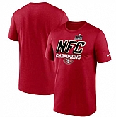 Men's San Francisco 49ers Scarlet 2023 NFC Champions Iconic T-Shirt,baseball caps,new era cap wholesale,wholesale hats