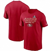 Men's San Francisco 49ers Scarlet Super Bowl LVIII Iconic T-Shirt,baseball caps,new era cap wholesale,wholesale hats