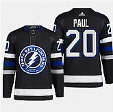 Men's Tampa Bay Lightning #20 Nicholas Paul Black 2024 Stadium Series Stitched Jersey Dzhi,baseball caps,new era cap wholesale,wholesale hats