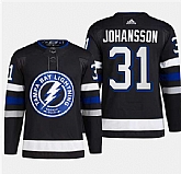 Men's Tampa Bay Lightning #31 Jonas Johansson Black 2024 Stadium Series Stitched Jersey Dzhi,baseball caps,new era cap wholesale,wholesale hats