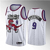 Men's Toronto Raptors #9 RJ Barrett White Classic Edition Stitched Basketball Jersey Dzhi,baseball caps,new era cap wholesale,wholesale hats