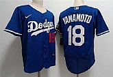 Mens Los Angeles Dodgers #18 Yoshinobu Yamamoto Nike Royal Alternate FlexBase Player Jersey,baseball caps,new era cap wholesale,wholesale hats